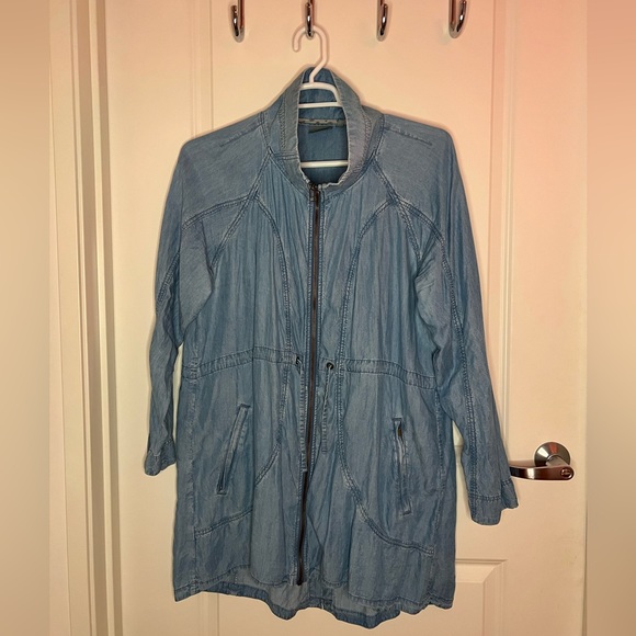 XL Athleta Chambray Jacket - Picture 5 of 6